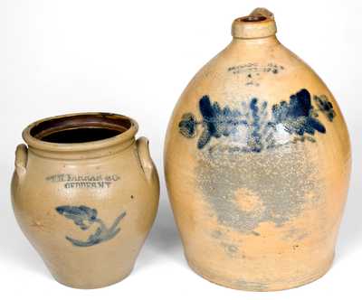 Lot of Two: Stoneware by Farrar (Geddes, NY) and Chace (Somerset, MA)
