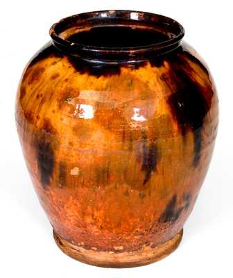Bristol County, Massachusetts Redware Jar