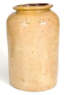 PAUL CUSHMAN (Albany, NY) Stoneware Jar