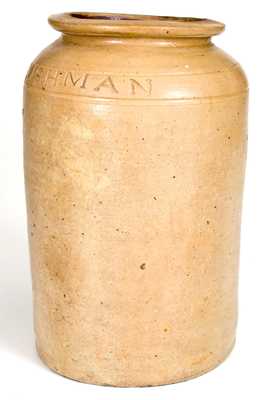PAUL CUSHMAN (Albany, NY) Stoneware Jar