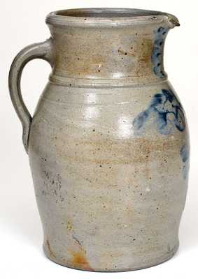 Stoneware Pitcher with Floral Decoration, Baltimore, MD