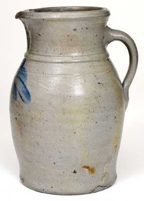 Stoneware Pitcher with Floral Decoration, Baltimore, MD