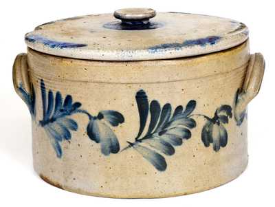 Remmey Family Stoneware Cake Crock, Philadelphia, PA