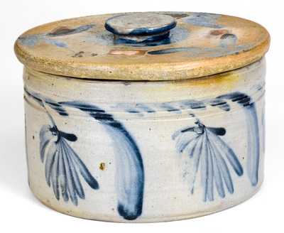 Small-Sized Stoneware Butter Crock, Philadelphia, PA, attrib. Richard C. Remmey