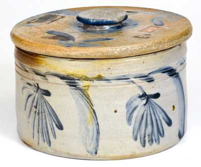 Small-Sized Stoneware Butter Crock, Philadelphia, PA, attrib. Richard C. Remmey