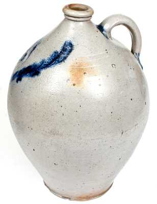 Attrib. William Nichols, Poughkeepsie, NY Stoneware Jug, circa 1823