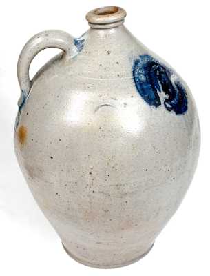 Attrib. William Nichols, Poughkeepsie, NY Stoneware Jug, circa 1823