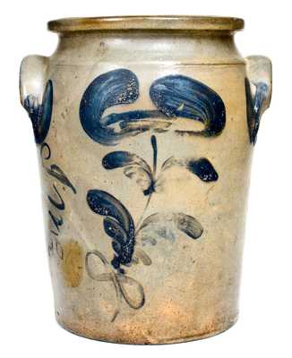 Rare Inscribed McKenzie, Beaver, PA Stoneware Jar