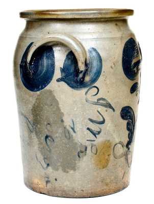 Rare Inscribed McKenzie, Beaver, PA Stoneware Jar