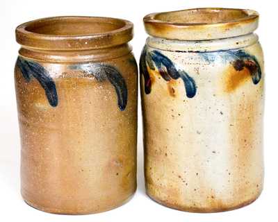 Lot of Two: 1 Gal. JOHN BELL / WAYNESBORO Stoneware Jars