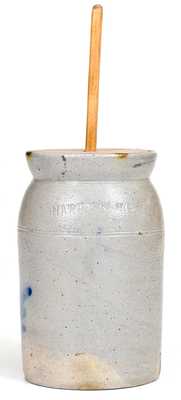 Rare Small-Sized HARRISBURG Stoneware Jar, probably William Moyer