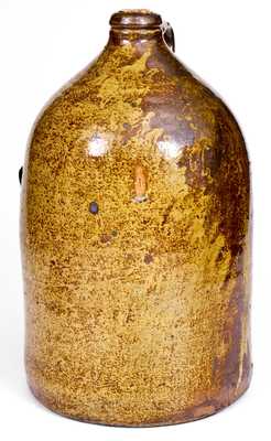 Alkaline-Glazed Stoneware Jug, probably Alabama origin