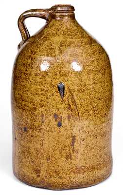 Alkaline-Glazed Stoneware Jug, probably Alabama origin