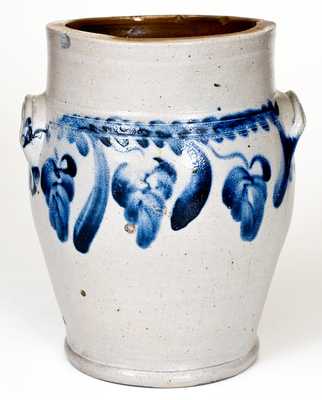 Stoneware Jar with Hanging Floral Decoration att. Richard Remmey, Philadelphia, PA