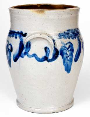 Stoneware Jar with Hanging Floral Decoration att. Richard Remmey, Philadelphia, PA