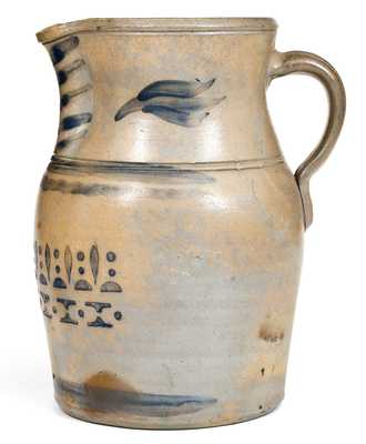 Fine att. A.P. Donaghho (Parkersburg, WV) Stoneware Pitcher