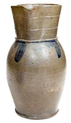 J. M. HICKERSON / STRASBURG, VA Stoneware Pitcher with Cobalt Decoration