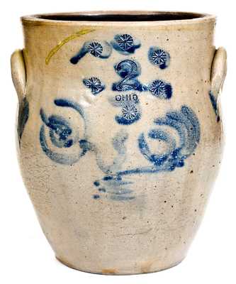Rare "OHIO" Stoneware Jar, circa 1840