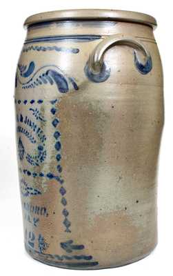 Fine 12 Gal. HAMILTON & JONES / GREENSBORO, PA Stoneware Jar