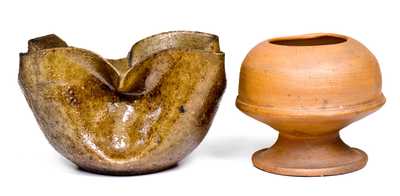 Lot of Two: George Ohr (Biloxi, Mississippi) Pottery