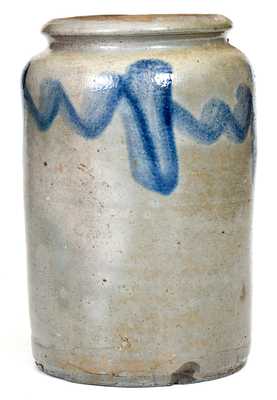 1/2 Gal. Stoneware Jar att. Henry Glazier, Huntingdon, PA