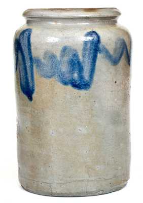 1/2 Gal. Stoneware Jar att. Henry Glazier, Huntingdon, PA