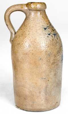 Rare Small-Sized Stoneware Jug with ALBION, NY Advertising