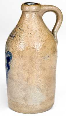 Rare Small-Sized Stoneware Jug with ALBION, NY Advertising