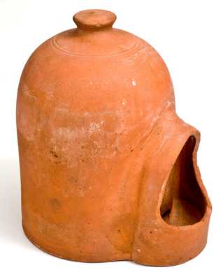 Rare Geo. P. Hamlyn / EAST LAKE POTTERY / Bridgeton, N.J. Redware Chick Waterer