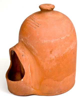 Rare Geo. P. Hamlyn / EAST LAKE POTTERY / Bridgeton, N.J. Redware Chick Waterer