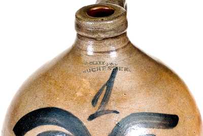 Lot of Two: Rare N. CLARK & CO. / ROCHESTER Jug and I. SEYMOUR / TROY Jug