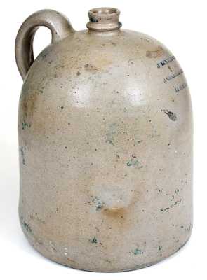 2 Gal. J. MYER & CO. / BALTIMORE Stoneware Liquor Jug