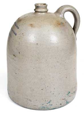 2 Gal. J. MYER & CO. / BALTIMORE Stoneware Liquor Jug