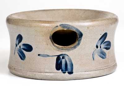 Baltimore Stoneware Spittoon w/ Cobalt Decoration, circa 1870