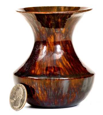 George Ohr Pottery Vase, Biloxi, MS, circa 1897-1900