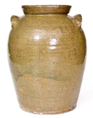 3 Gal. Stoneware Jar att. B. F. Landrum, Edgefield District, SC, early 19th century