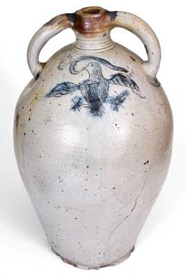 Exceptional D. GOODALE / HARTFORD Monumental Stoneware Jug w