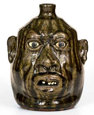 Lanier Meaders Face Jug, circa 1980