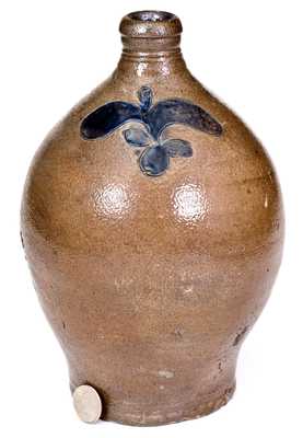 1/2 Gal. Stoneware Jug att. J. Remmey, Manhattan, New York, circa 1800