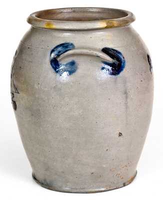 Exceptional J. SWANN / ALEXA (Alexandria, VA) Stoneware Incised Ship Jar