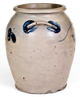 Exceptional J. SWANN / ALEXA (Alexandria, VA) Stoneware Incised Ship Jar