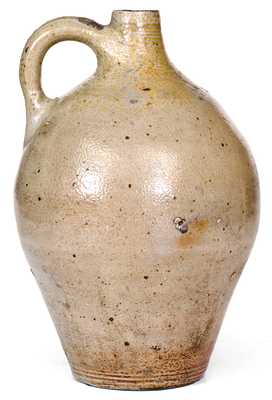 CHARLESTOWN, MA Stoneware Jug by Frederick Carpenter, early 19th century