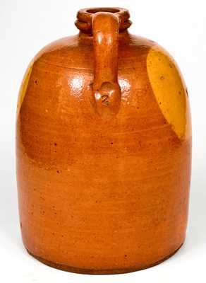 Fine Two-Gallon Galena, Illinois, Redware Jug