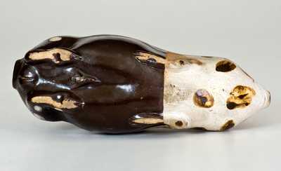 Rare Pig Flask attrib. E.B. Hissong, Cassville (Huntingdon County) PA