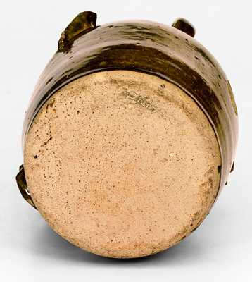 Rare O. Henry Pottery Face Jug, Evan Javan Brown, Sr., Valdese, NC, c1937-51