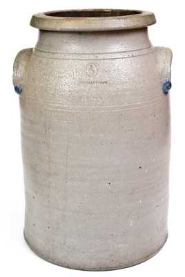 Rare MORGANTOWN Stoneware Jar, Thompson Pottery, West Virginia, c1860