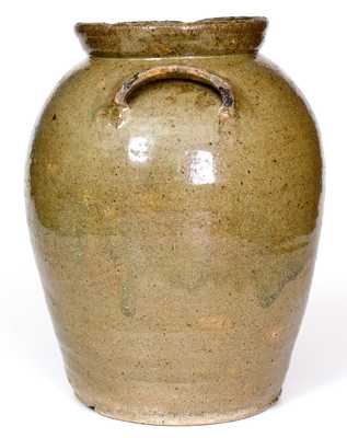 3 Gal. Stoneware Jar att. B. F. Landrum, Edgefield District, SC, early 19th century