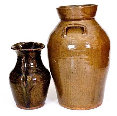 Lot of Two: Catawba Valley, North Carolina Stoneware