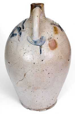 Exceptional D. GOODALE / HARTFORD Monumental Stoneware Jug w/ Incised Federal Eagle