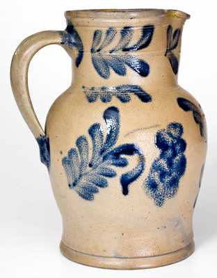 Rare Richard Remmey, Philadelphia, PA Stoneware Pitcher w/ Impressed Advertising